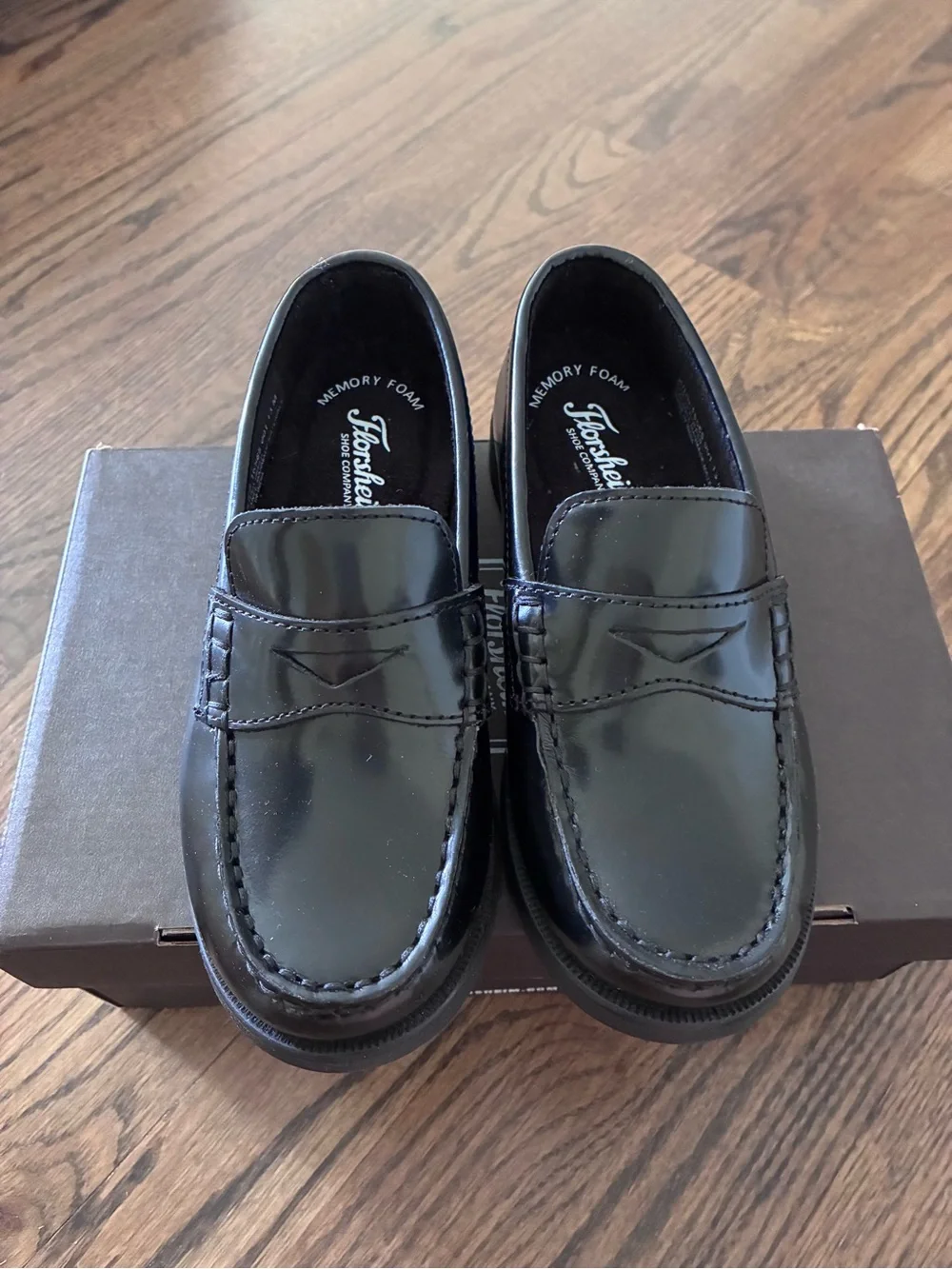 Florsheim Black Boys' Penny Loafers - Polished Dress Shoes NEVER WORN